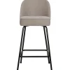 Woood Barstoel Vogue 65cm Geweven Stof Zand