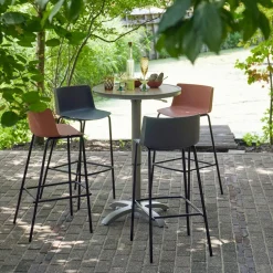 Woood Bartafel Jeppe Verstelbaar Tuin Aluminium Bruin/grijs