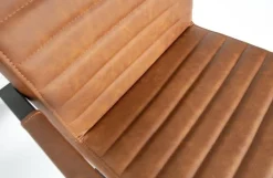 Woood Bas Eetkamerstoel Pu Cognac