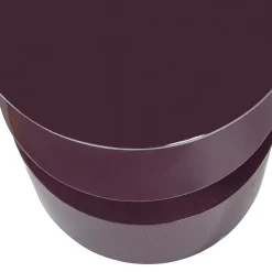 Woood Bijzettafel Auren Hoogglans Paars Bruin