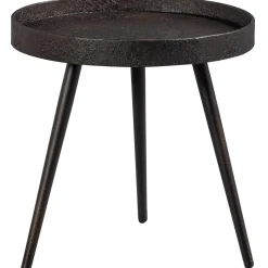 Woood Bijzettafel Bounds M Hout/Metaal Antique Goud 41xØ41
