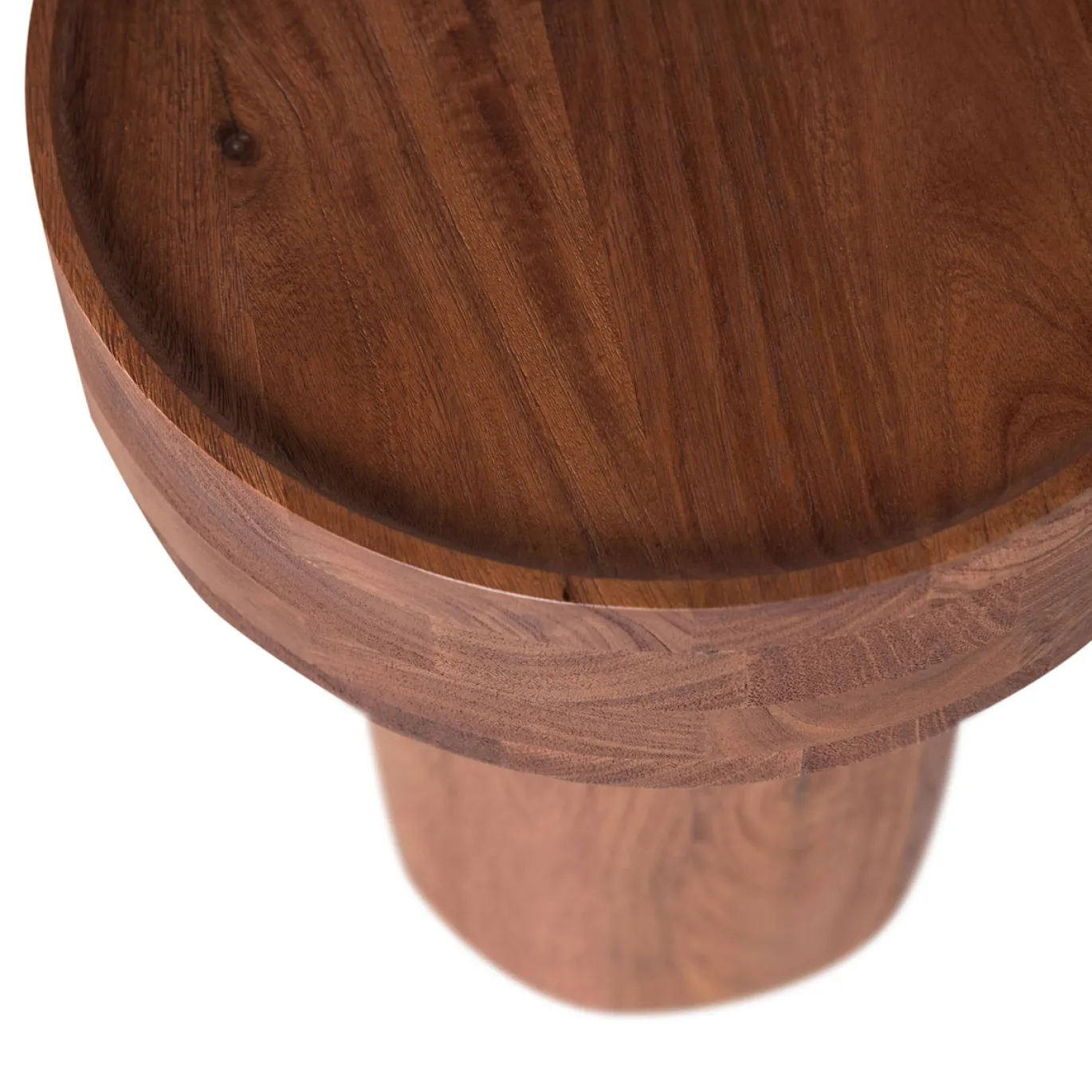 Woood Bijzettafel Dara Mangohout Bruin