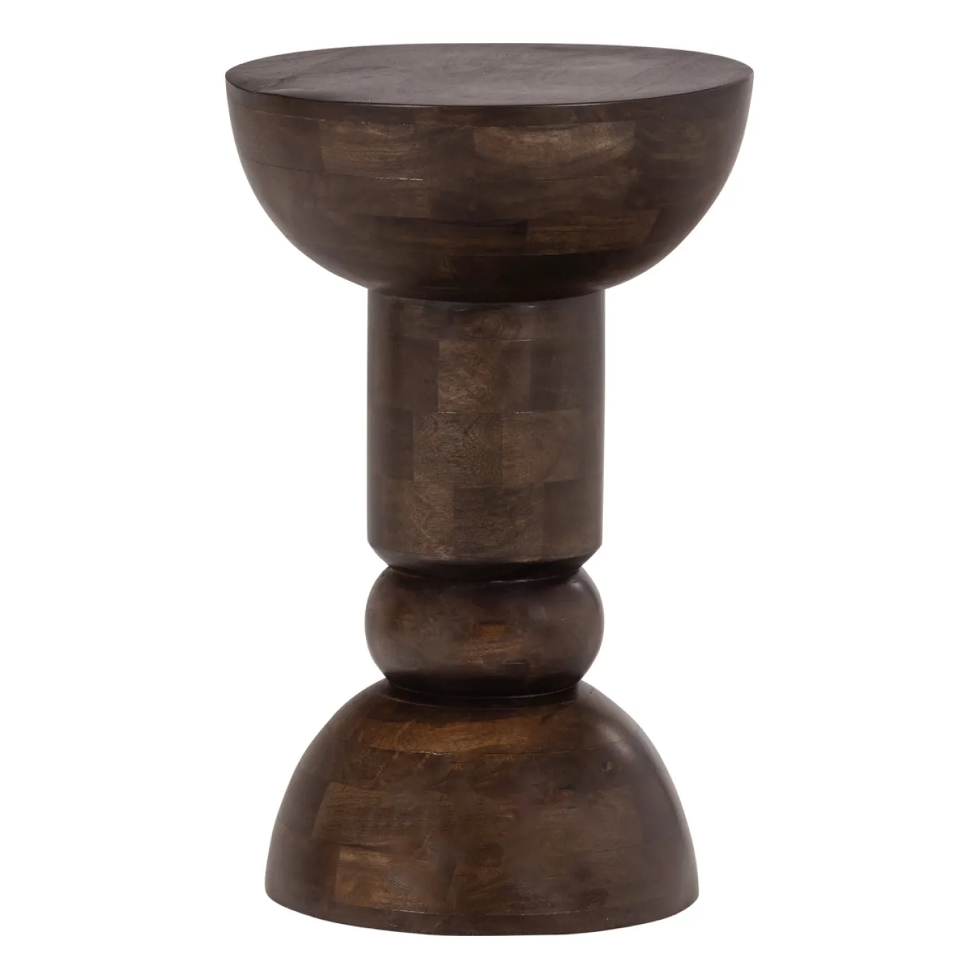 Woood Bijzettafel Emel Mangohout Donkerbruin