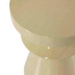 Woood Bijzettafel Fedde Metaal Lichtgeel