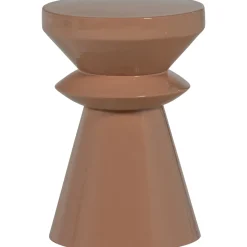 Woood Bijzettafel Fedde Metaal Oud Roze