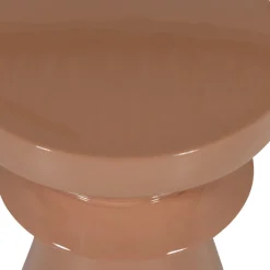 Woood Bijzettafel Fedde Metaal Oud Roze