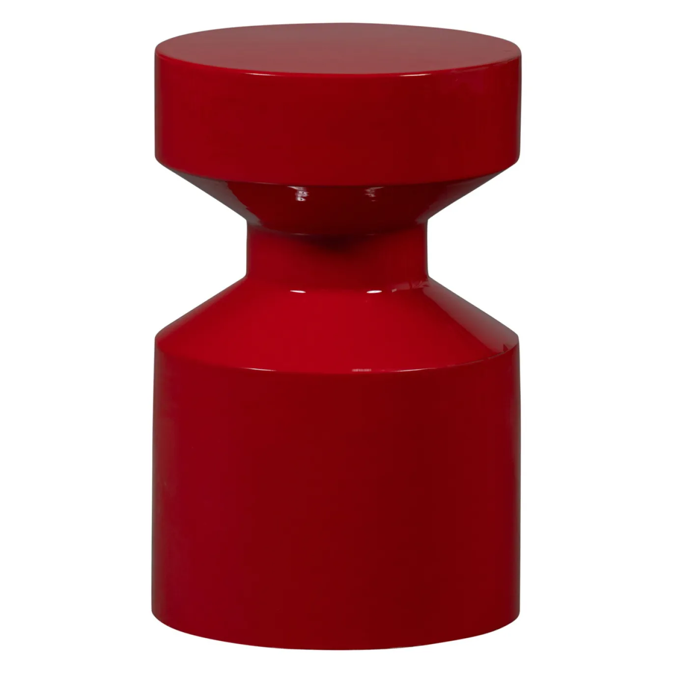 Woood Bijzettafel Ferry Metaal Rood