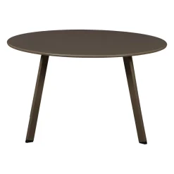 Woood Bijzettafel Fer Tuin Ø70cm Metaal Roestbruin