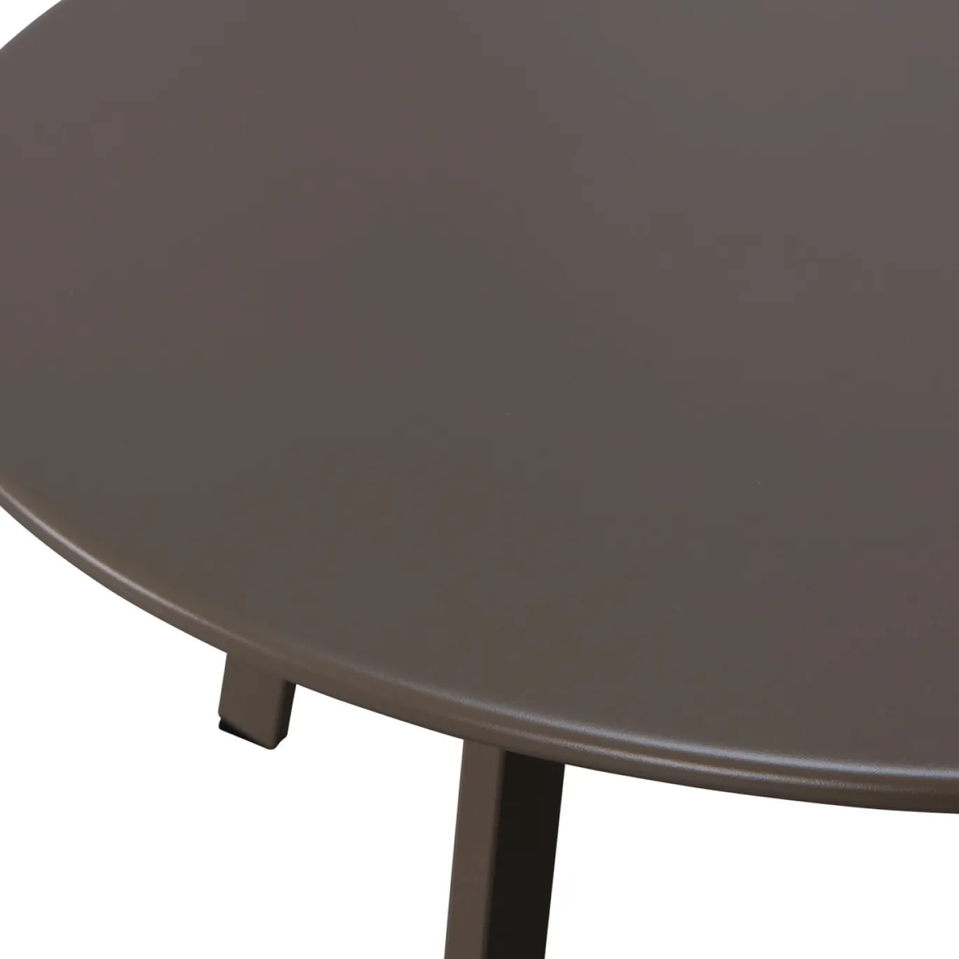 Woood Bijzettafel Fer Tuin Ø70cm Metaal Roestbruin