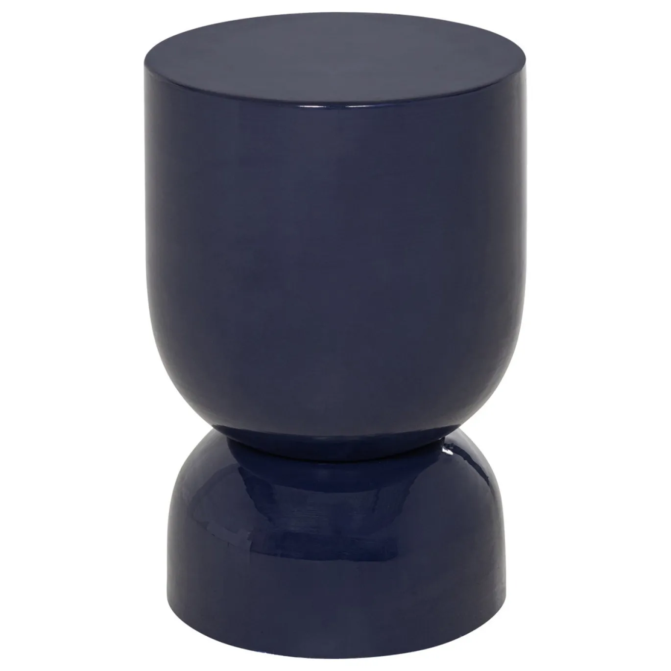 Woood Bijzettafel Hekla Metaal Donkerblauw