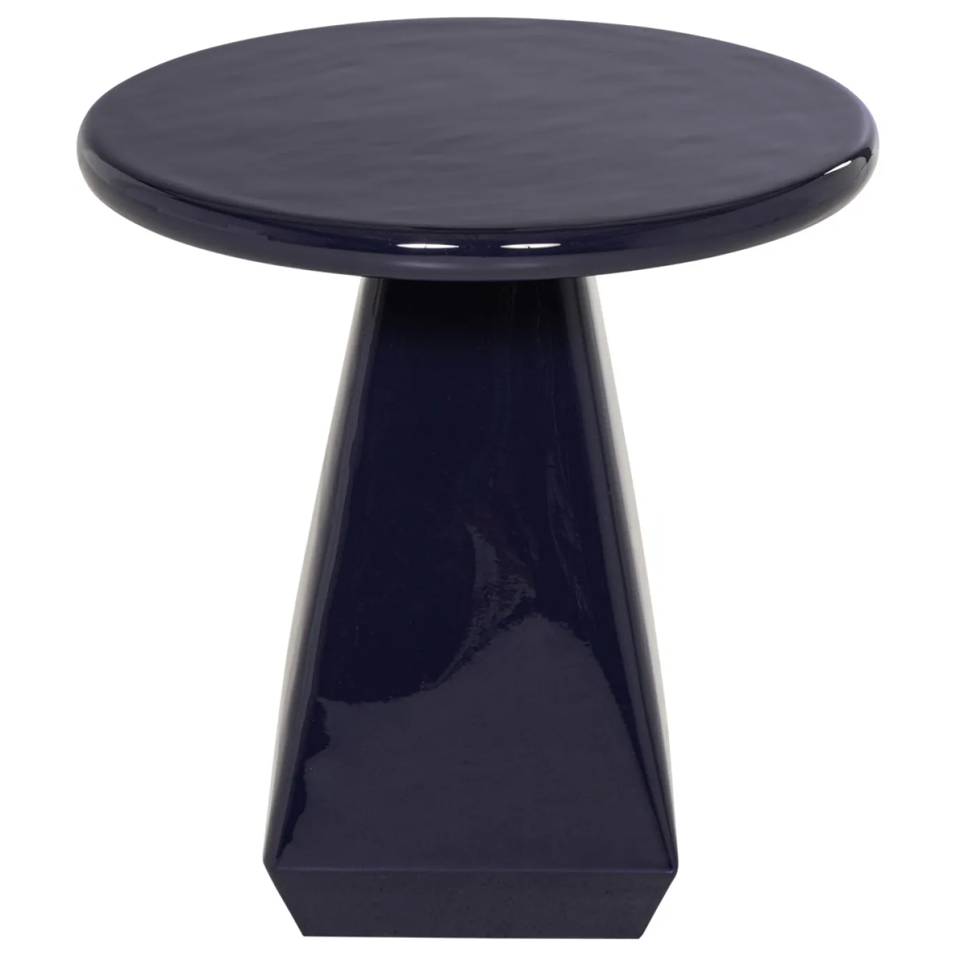 Woood Bijzettafel Lavo Metaal Hoogglans Donkerblauw
