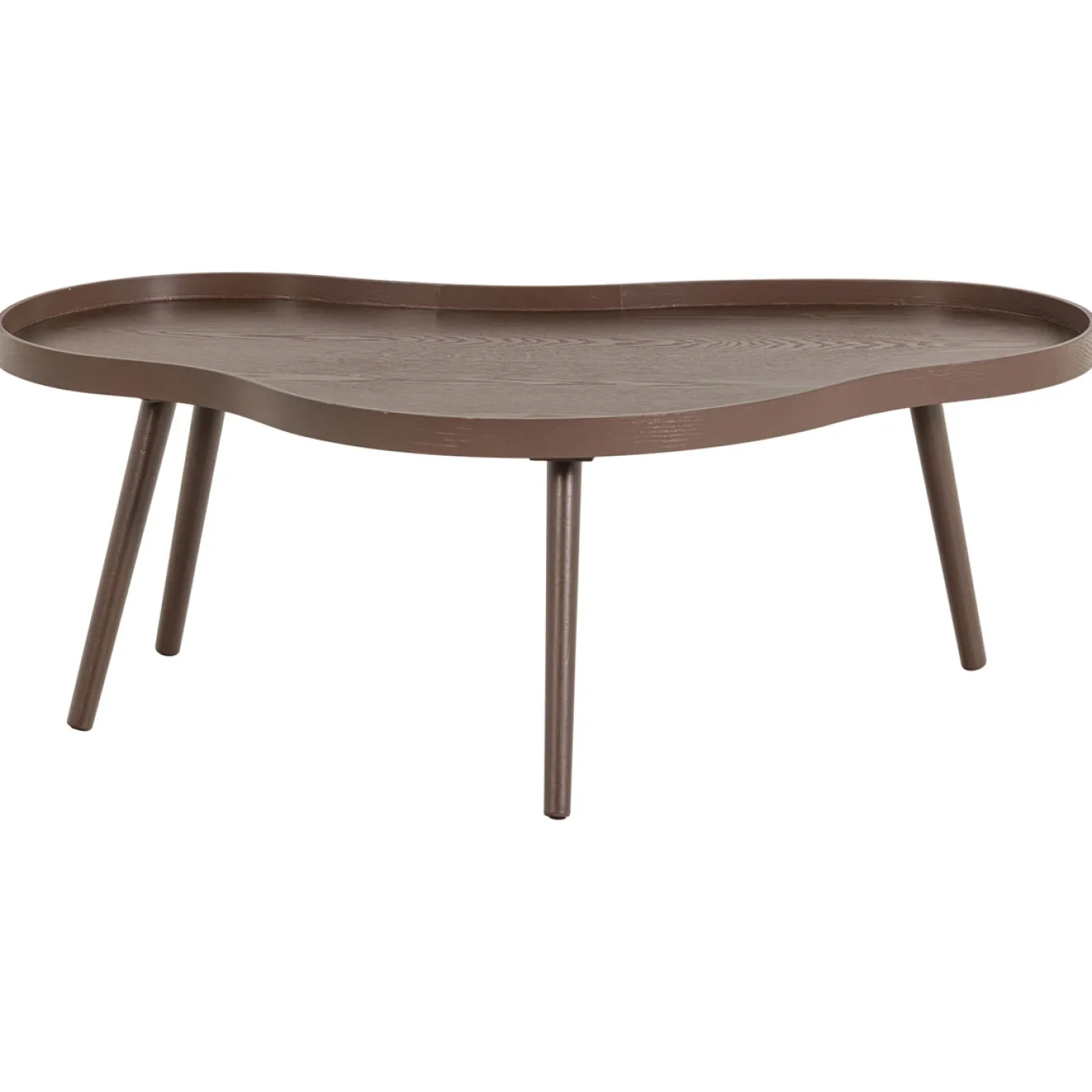 Woood Bijzettafel Mae Organisch Langwerpig MDF/Grenen Bruin