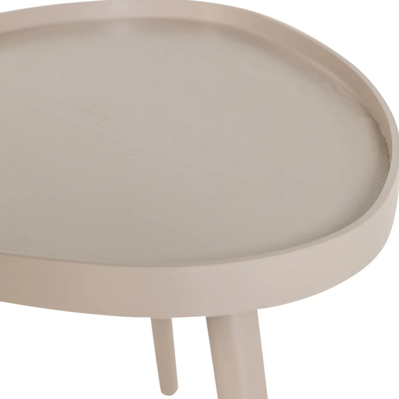 Woood Bijzettafel Mae Organisch MDF/Grenen Zand
