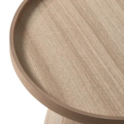 Woood Bijzettafel Maud Naturel Ø38cm