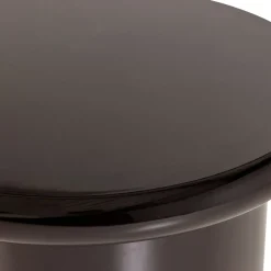 Woood Bijzettafel Mavon MDF Hoogglans Donkerbruin 45xØ40cm