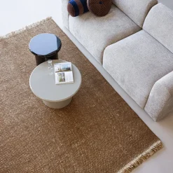 Woood Bijzettafel Mavon MDF Hoogglans Zand 35xØ60cm
