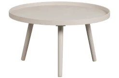Woood Bijzettafel Mesa L Hout Antique Beige 34xØ60cm