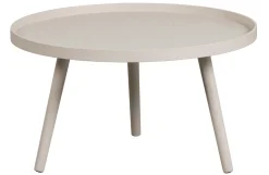 Woood Bijzettafel Mesa L Hout Antique Beige 34xØ60cm