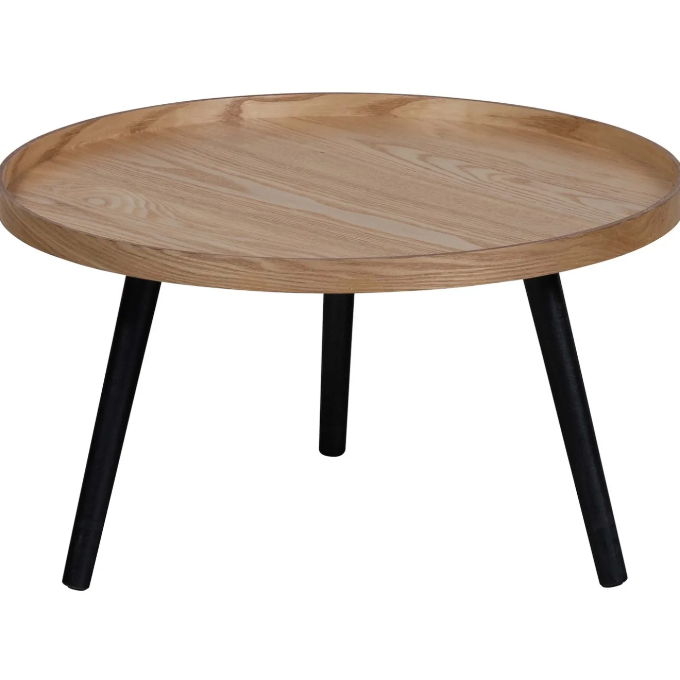 Woood Bijzettafel Mesa L Hout Naturel Ø60cm