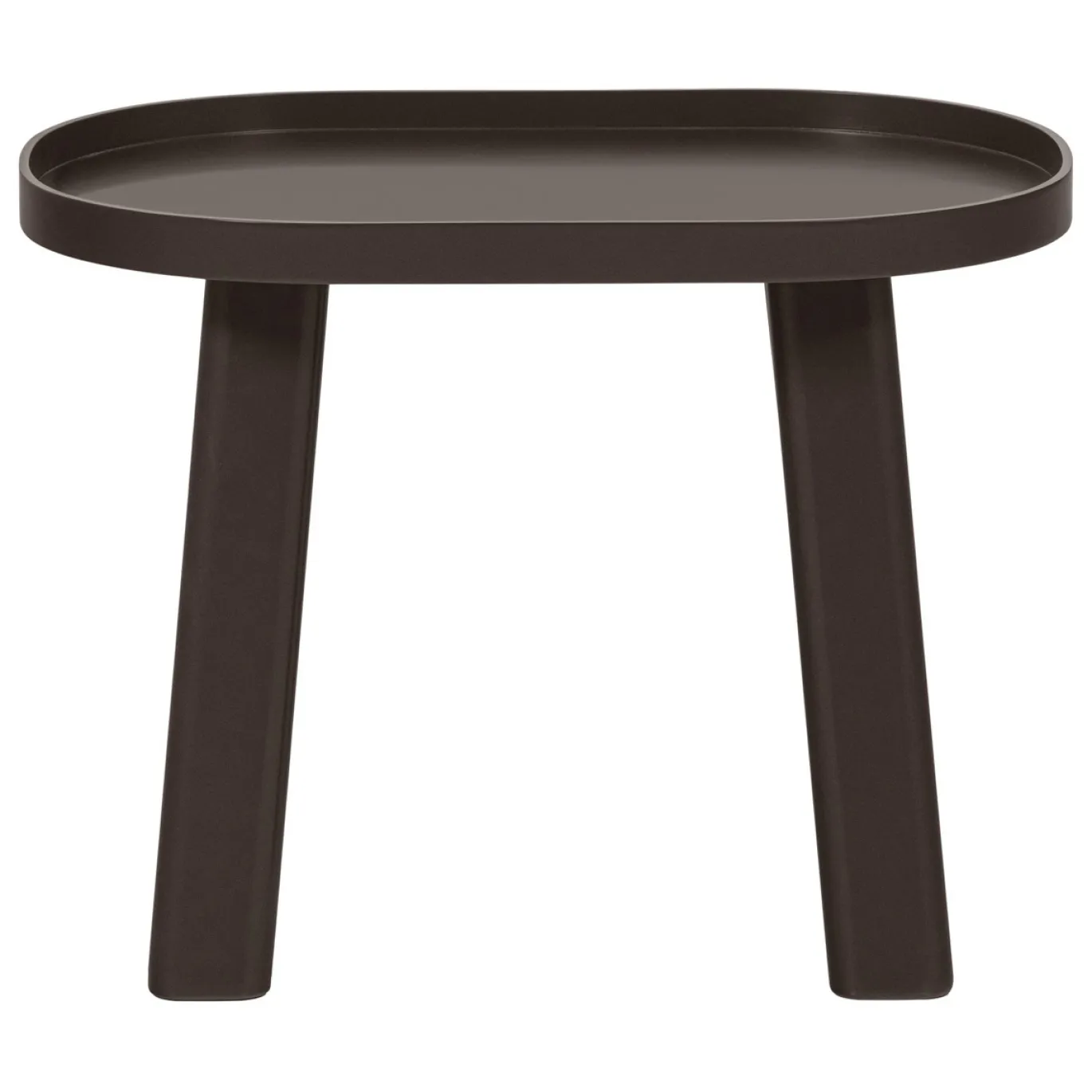 Woood Bijzettafel Mosa Hout Donkerbruin 60x41cm