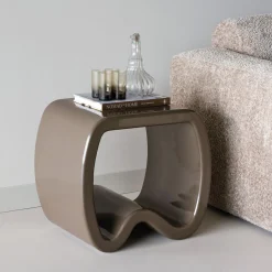 Woood Bijzettafel Moss Hout Mokkabruin