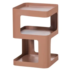 Woood Bijzettafel/nachtkastje Riv Metaal Zalmroze