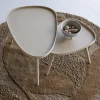Woood Bijzettafel Nissa Zand Set Van 2