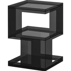 Woood Bijzettafel Noro Acryl Grijs