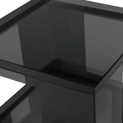 Woood Bijzettafel Noro Acryl Grijs