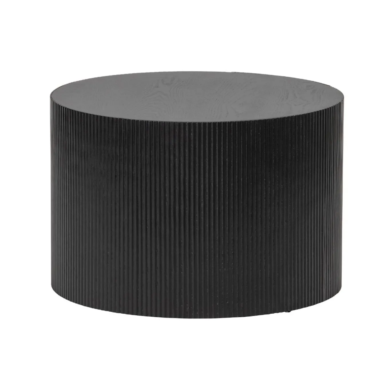 Woood Bijzettafel Sanne Rond Zwart