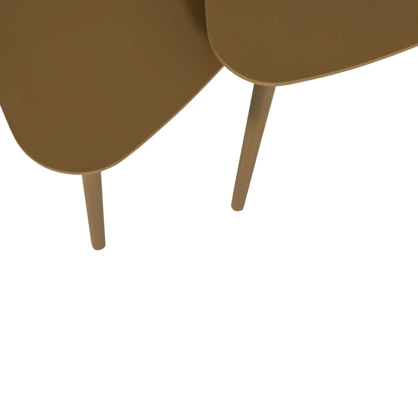 Woood Bijzettafels Nila Hout Mud Set van 2