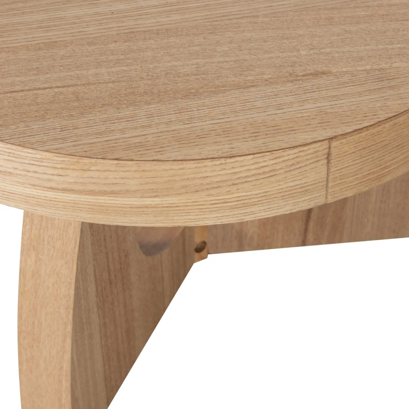 Woood Bijzettafel Tala Essen Fineer Ø55cm