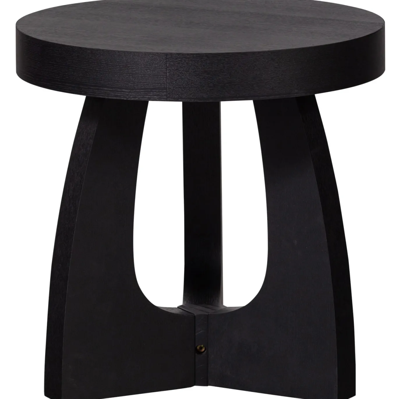 Woood Bijzettafel Tala Mdf Fineer Zwart 45xo45cm