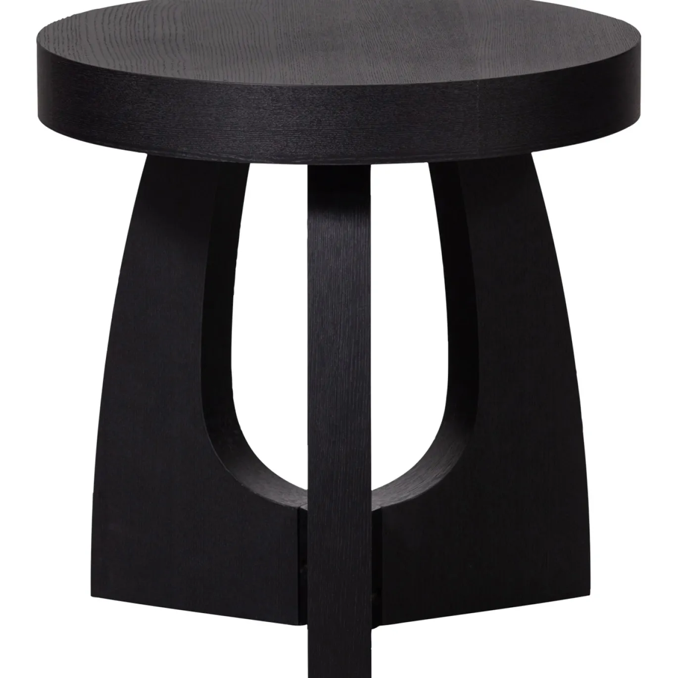Woood Bijzettafel Tala Mdf Fineer Zwart 45xo45cm