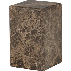 Woood Bijzettafel Vexa Marmer Bruin