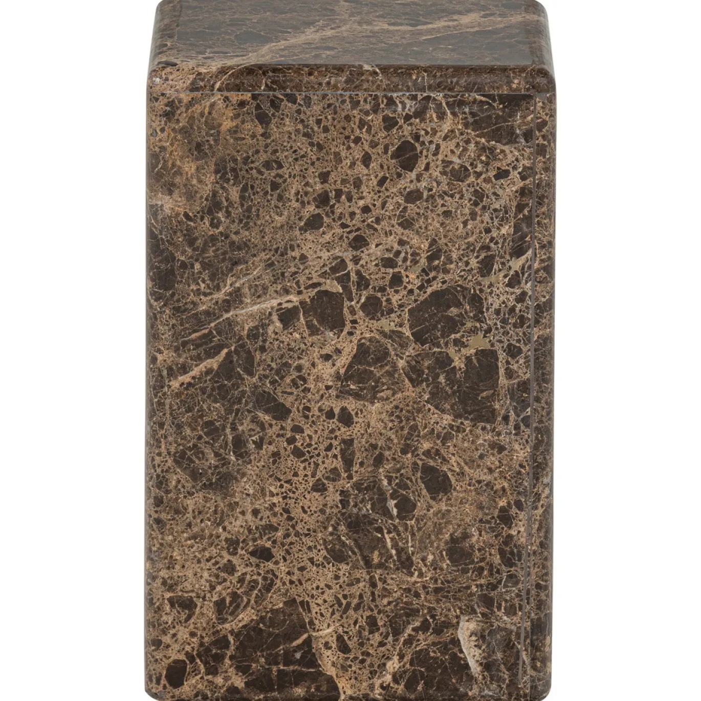 Woood Bijzettafel Vexa Marmer Bruin