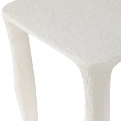 Woood Bijzettafel Vion Laag Papier Mache Off White
