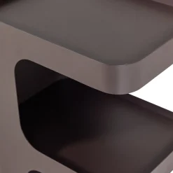 Woood Bijzettafel Vire Metaal Donkerbruin