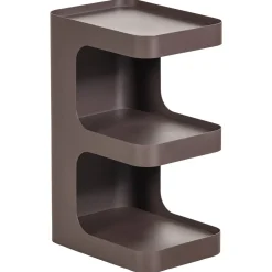 Woood Bijzettafel Vire Metaal Donkerbruin