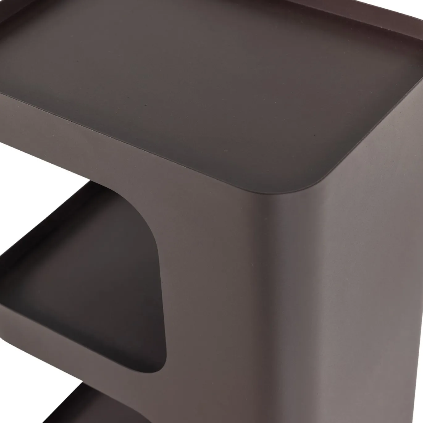 Woood Bijzettafel Vire Metaal Donkerbruin