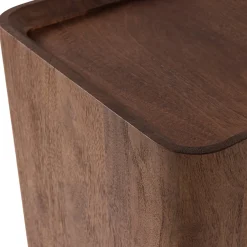 Woood Bijzettafel Volu Mangohout Bruin
