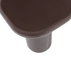 Woood Bijzettafel Zava Hout Hoogglans Donkerbruin