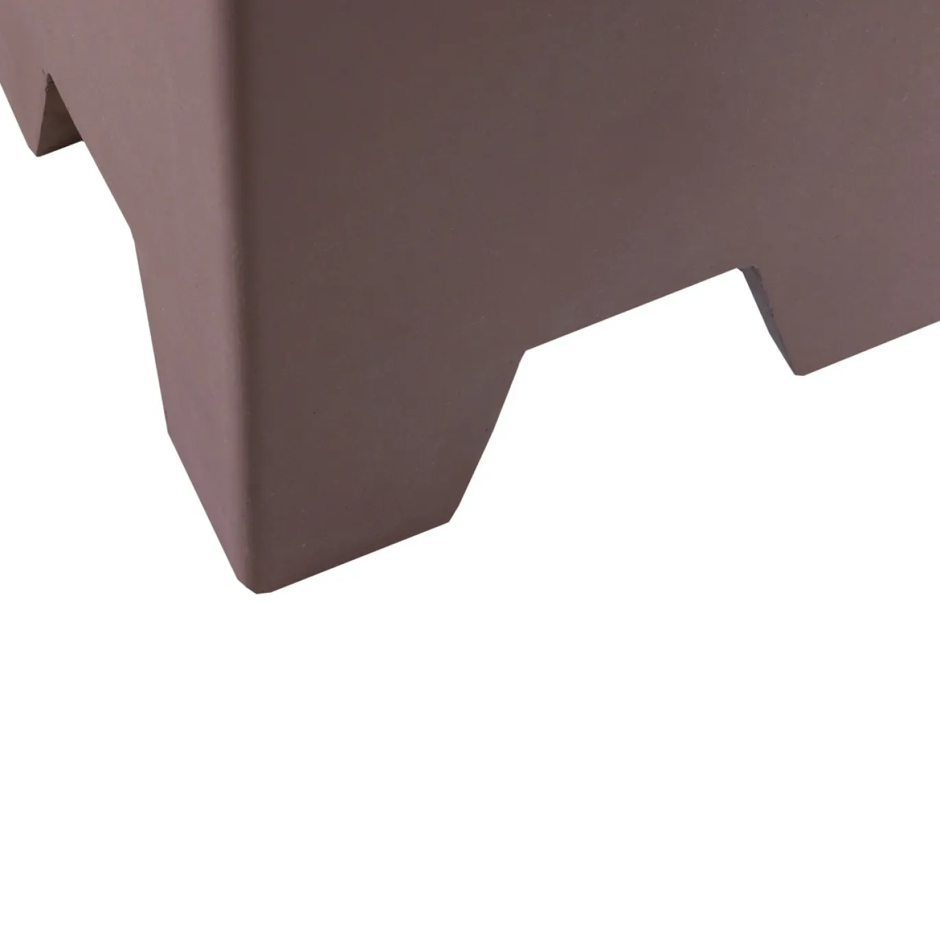 Woood Bijzettafel Zina Hoog Cement Bruin