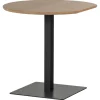 Woood Bistrotafel Tablo Eindstuk Transparant 80x74cm