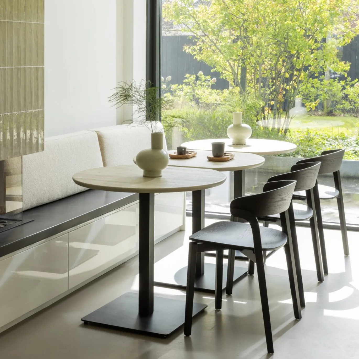 Woood Bistro Tafel Tablo Tussenstuk Vl 80x68cm Dakargrau