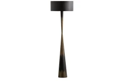 Woood Blackout Too Staande Lamp Metaal Zwart/brass