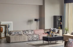 Woood Blackout Too Staande Lamp Metaal Zwart/brass