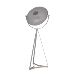 Woood Blown Vloerlamp Metaal Grijs