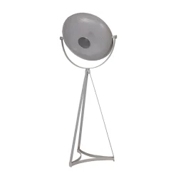 Woood Blown Vloerlamp Metaal Grijs