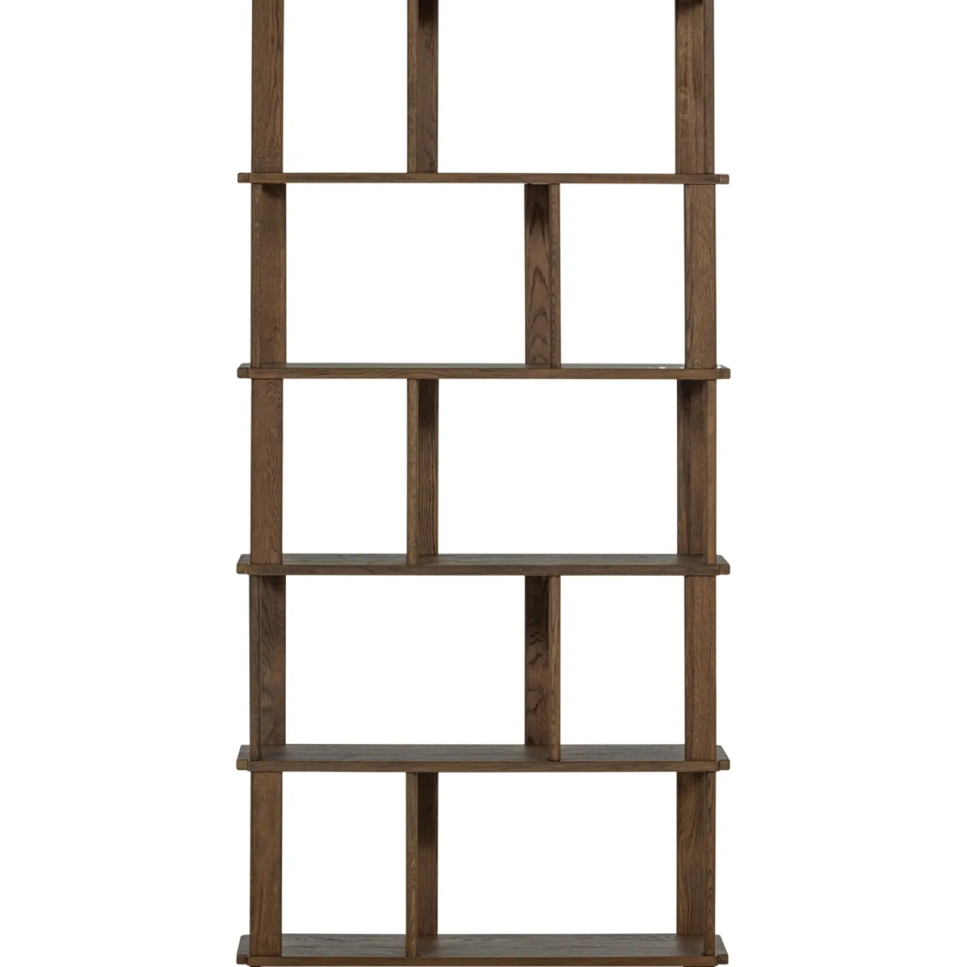 Woood Boekenkast Riss Eikenhout Naturel 186x90cm